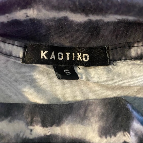 Y2k kaotiko grey and white tie dye long sleeve top - Picture 5 of 5